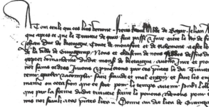 Couverture du document « Signataires du traité de Guérande » — archives ARSSAT