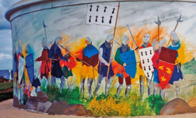 Couverture du document « Une insolite rencontre avec l’histoire – ‘les peintures murales du 'Combat des Trente’ à Guerlesquin » — archives ARSSAT