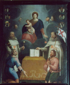 Tableau de la confrérie Notre-Dame de la Merci, église de Bréhat