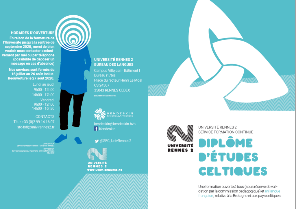 Diplôme d'études celtiques — Université Rennes 2