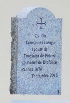 Sépulture de Louise de Quengo au couvent des Jacobins de Rennes