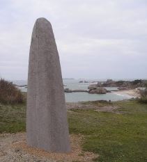 Stèle dite gauloise de Sainte-Anne à Trégastel