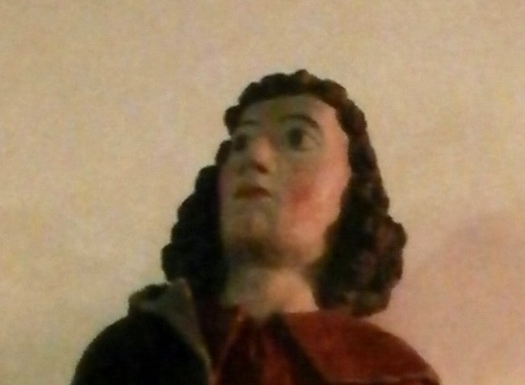 Statue restaurée de saint Jean — Belle-Isle-en-Terre