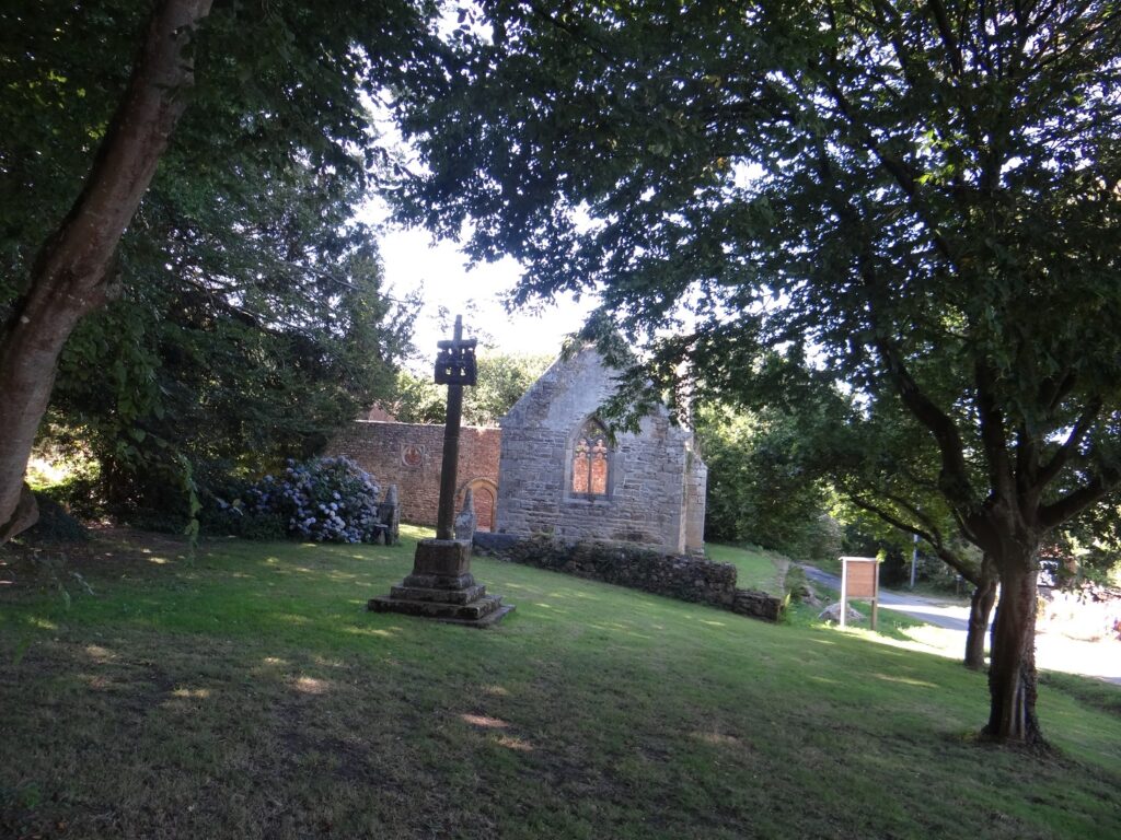 Vitrail de Julien Lannou à la chapelle Saint-Nicolas de Camlez