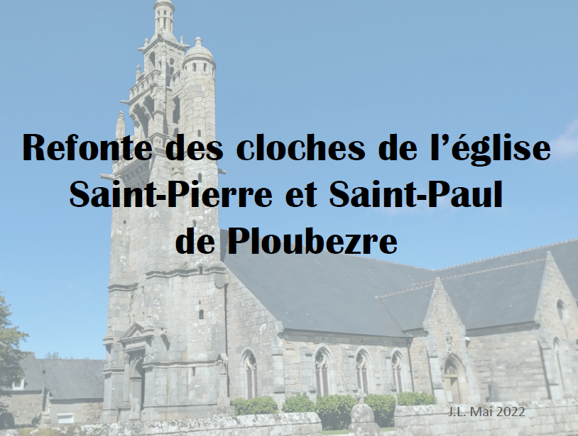 Cloches de l'église de Ploubezre avant leur refonte